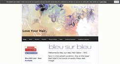 Desktop Screenshot of bleusurbleu.net